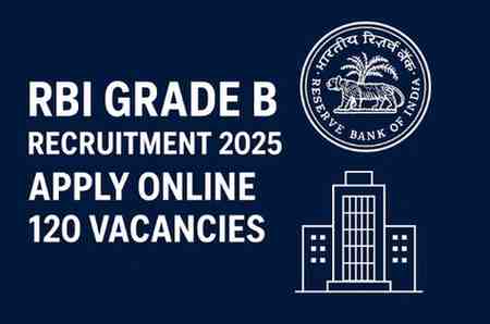 RBI Grade B Recruitment 2025 – Apply Online